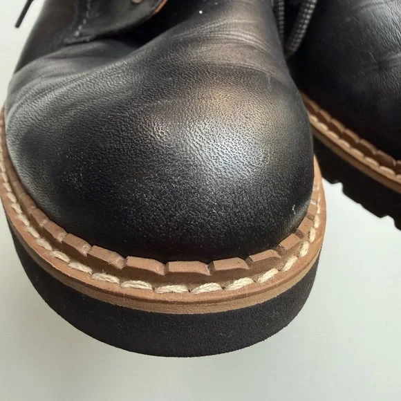 Pikolinos Women's Leather Vicar Oxford Shoes Black Size EU 39, US 8.5 - Picture 4 of 14